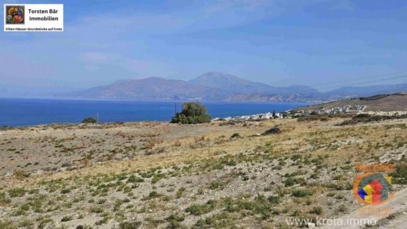 Pitsidia Kreta, Pitsidia, Grundstück (4.000m²) mit Meerblick zu verkaufen Grundstück kaufen